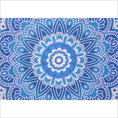 Printed Wall Hanging Tapestry Design: Flower
