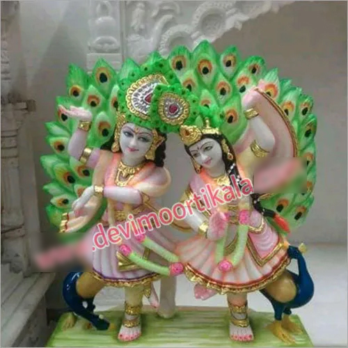 Marble Radha krishna Statue