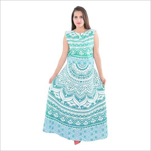 Mandala Jaipuri Cotton Dress