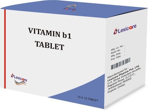 Vitamin B1 Tablet - 5000 Count | General Medicine for All Ages, Suitable for Children and Adults, Normal Temperature Storage