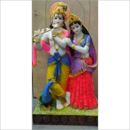 Lord Marble Powder Radha Krishna Statues