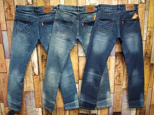 Blue denim man jeans