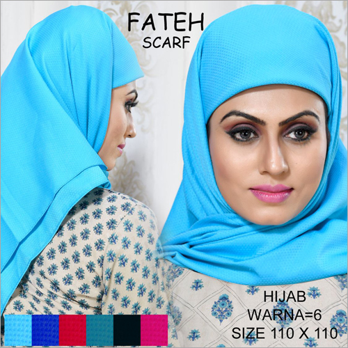 Blue Fateh Hijab Scarf