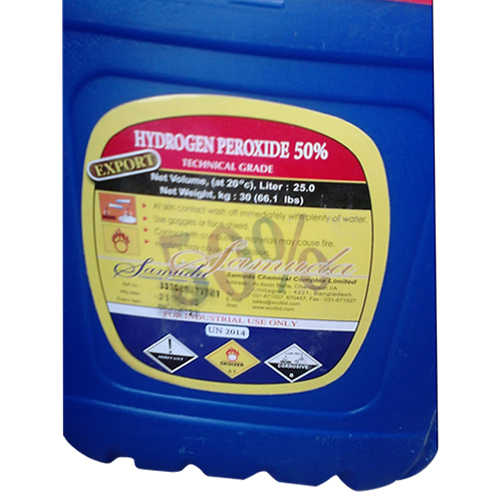 Colorless Liquid Hydrogen Peroxide (H2O2)