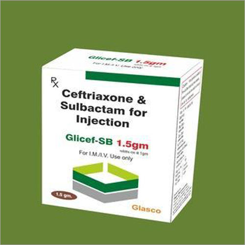 1.5Gm Ceftriaxone And Sulbactam For Injection