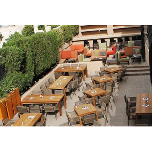 Outdoor Wooden Fine Dine Set By RELITE IMPEX