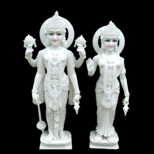 Marble Moorti Laxmi Narayan Statue