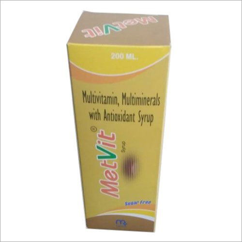 Multivitamin Antioxidant Syrup - 200ml Sugar-Free Liquid , Promotes Blood Circulation & Prevents Deficiencies