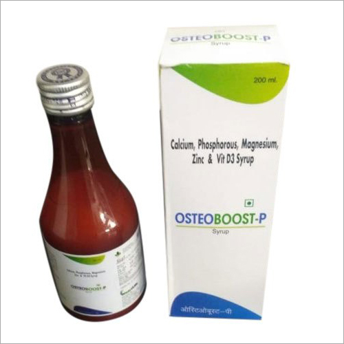 Calcium And Vitamin D3 Syrup - 200ml Liquid | Enriched with Calcium Magnesium Phosphorus Vitamin D3 Zinc for Enhanced Growth Doctor Recommended Negligible Side-Effects