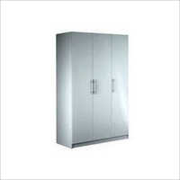 Stainless Steel Almirah - Three-door Design, Durable Heat And Moisture Resistant Material, Brown Finish, 70 Kg Weight | Ideal For Home, Office, And Medical Storage