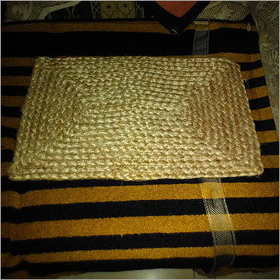 Plain Jute Coaster Square Mat