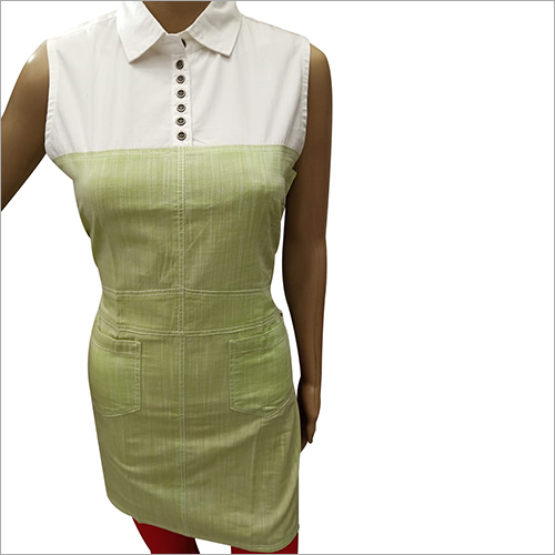 Ladies Collar Sleeveless Kurti