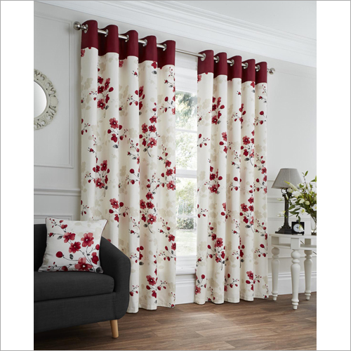 Floral Cotton Curtain