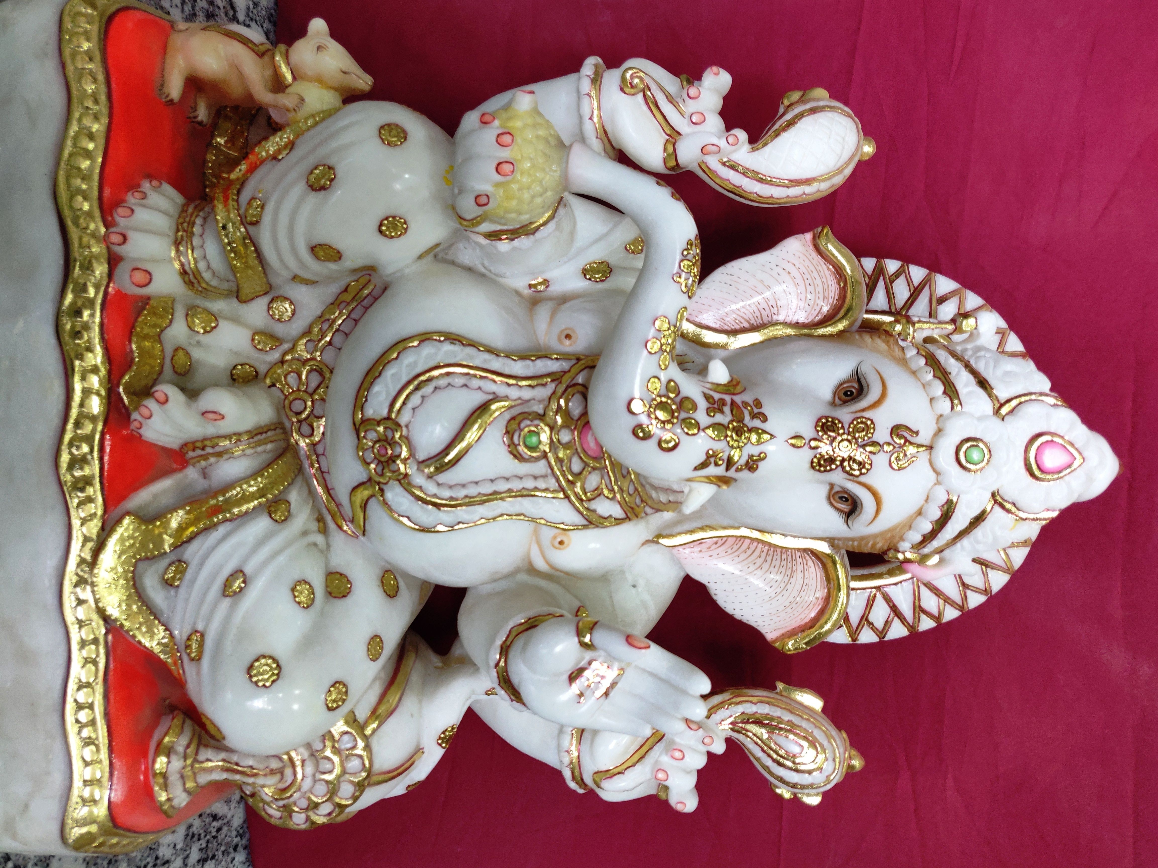 Lord Marble Ganesha Statues