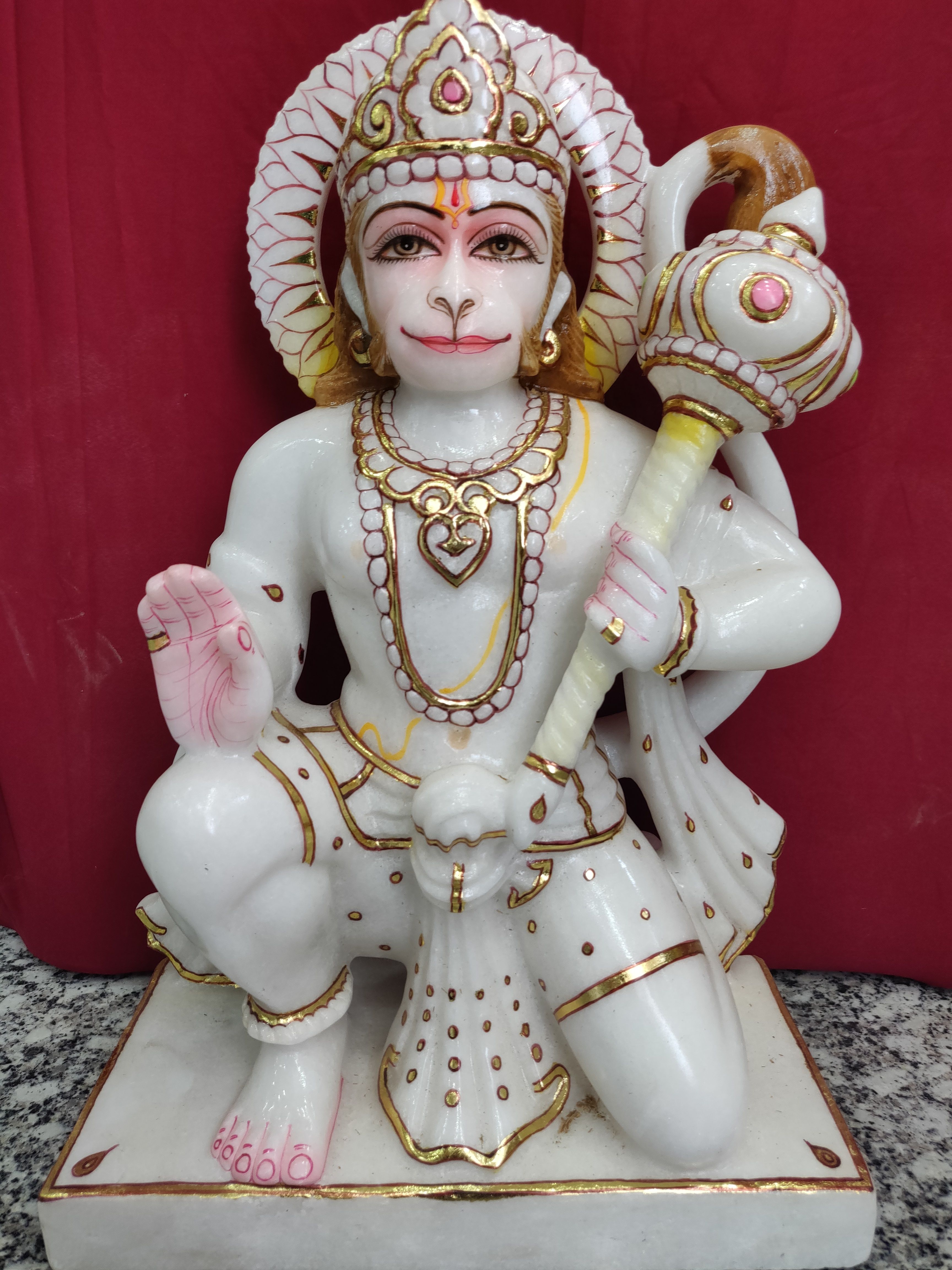 Lord Marble Hanuman Statues