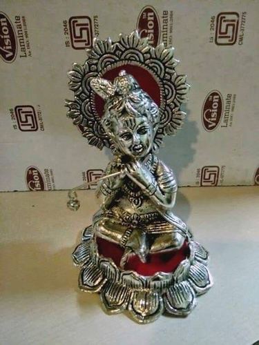 Silver Baal Gopal Statue