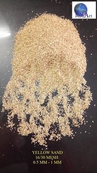 Water Wash Silica Natural sand / standard 16/32 silica sand yellow Sand Pavar Block Manufacturer Wall Texture Grit  round silica sand