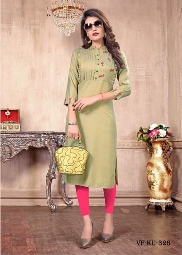 Beige Designer Kurtas