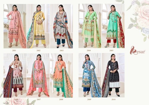 Designer Cotton Dress Material