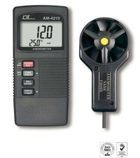 Lutron Anemometer Am 4210 - Abs Plastic, 150x80x30mm, Battery Powered | Digital Display, Airflow Measurement, Portable, Accurate Readings