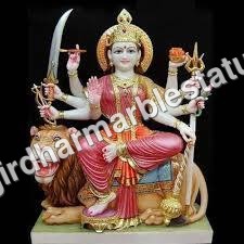 Marble Durga Statue