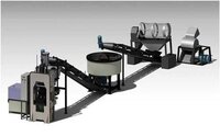 Compressed Stabilised Earth Blocks (cseb) Machine - Color: Grey