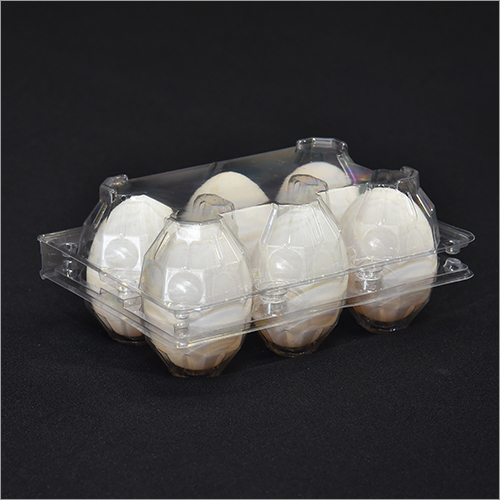 6 Cell Plastic Egg Tray