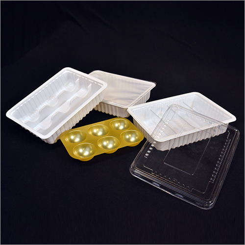 Plastic Disposable Transparent Packaging Tray