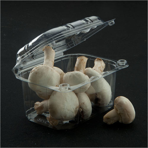 Transparent Plastic Mushroom Punnet Size: Customized