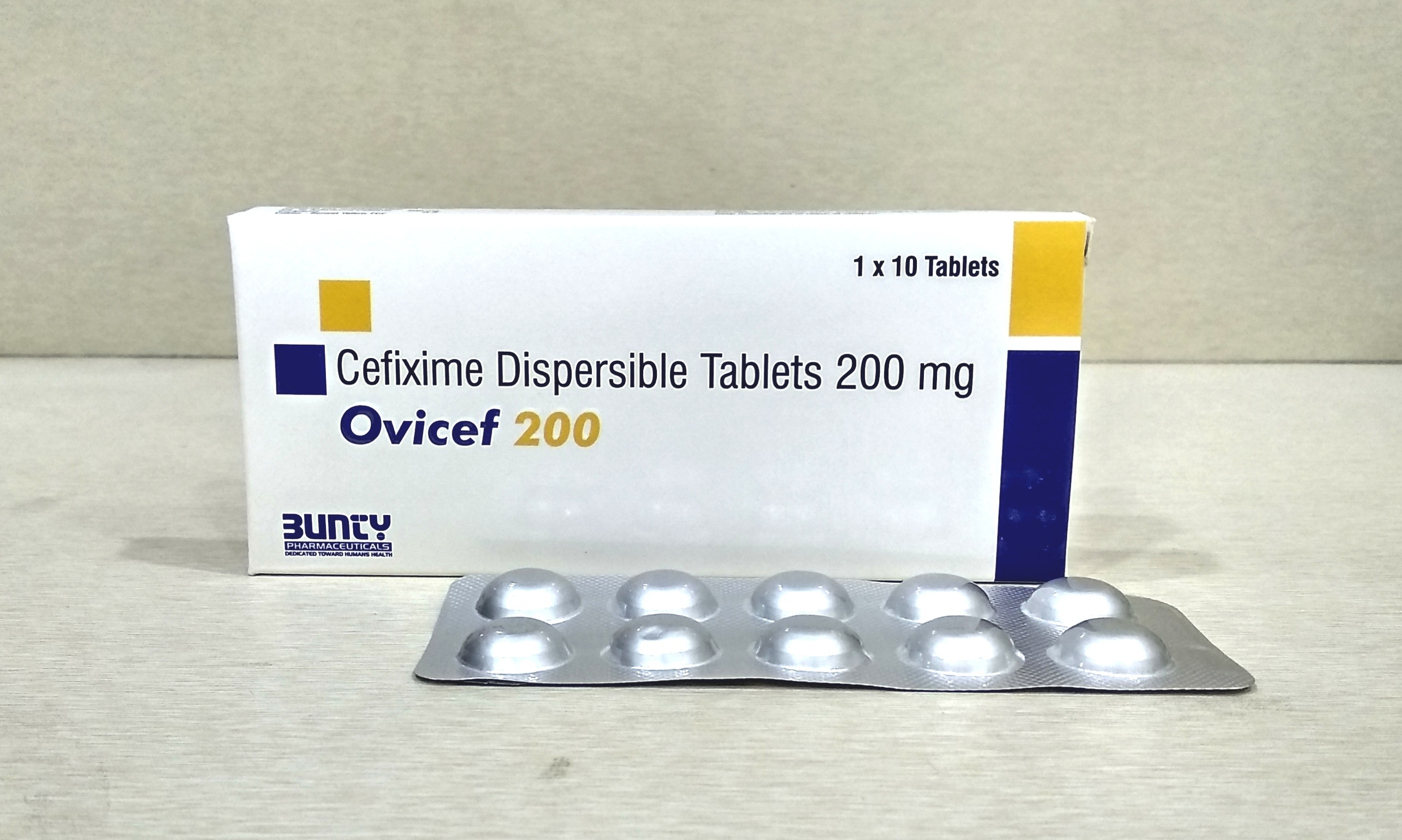 Cefixime Dispersible Tablet 200 Mg Manufacturer, Supplier in Vadodara