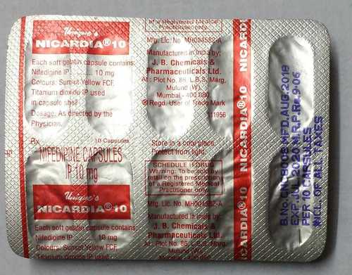 Nifedipine Capsules Specific Drug