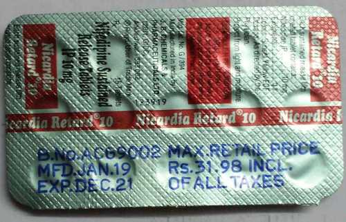 nifedipine sustained released tablet