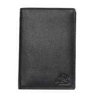 Leather Black Passport Case Design: Plain