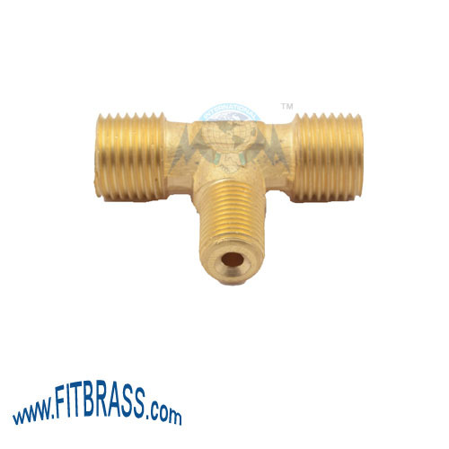 Equal Brass Branch Tee Male