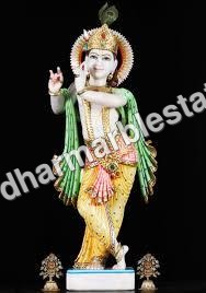 Marble Krishna Statue