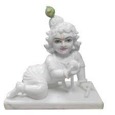 Marble Laddu Gopal Statue