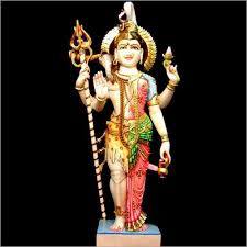 Marble Ardhanarishwar Statue