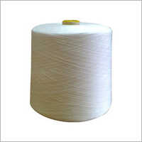 Polyester Viscose Yarn - Custom Length, White Color | Ideal For Knitting, Weaving, And Sewing With Various Counts Available