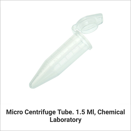 Microcentrifuge Tube 1.5 ml Chemical Laboratory By MEDIPLAST