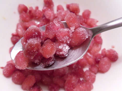 frozen pomegranates