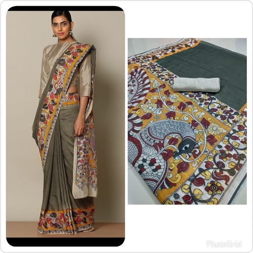 Designer Silk Cotton printed Saree