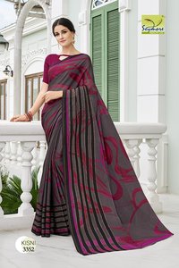 Designer Georgette Printed saree