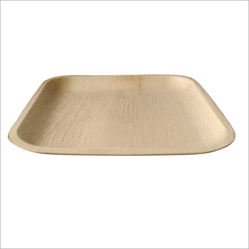 Areca Leaf Plate / Square / 10 Inch / Shallow Application: Party Supply