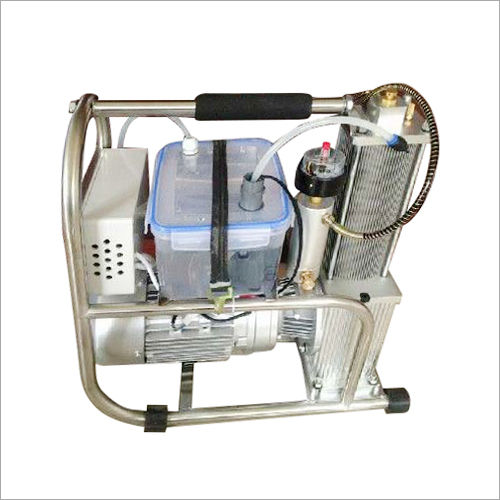 High Pressure Air Filling Pump - Color: Silver