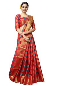Designer Nylon Silk saree