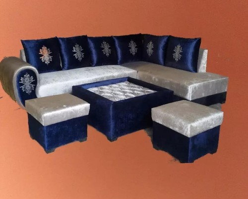 Handmade L Shaped Living Room Sofa Set