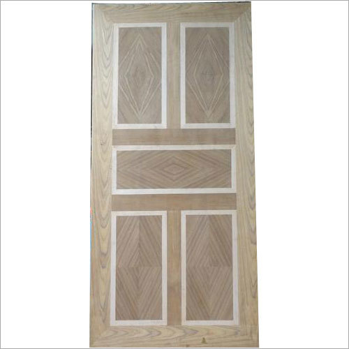 Five Panel Wood Door - 30x80 Inches, Natural Finish, Solid Core | Durable, Stylish, Easy Install, Soundproof, Privacy, Security, Energy Efficient