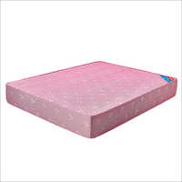 Ortho Bed Mattress - 100% Cotton Tapestry, 72x72x5 Inches, Pink | Memory Foam & Coir Support, Therapeutic Comfort