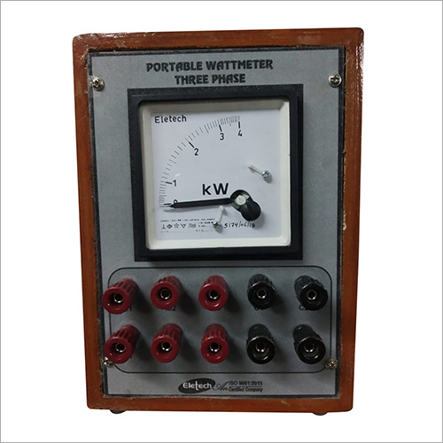 Portable Three Phase Watt Meter
