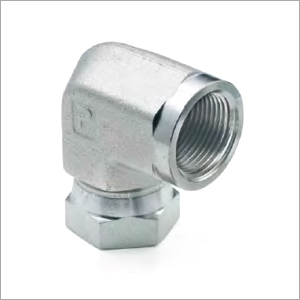 Silver Hydraulic Pipe Elbow